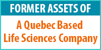 Quebec Based Life Sciences Company