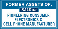 Sale #3: Pioneering Consumer Electronics & Cell Phone Manufacturer
