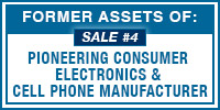 Sale #4: Pioneering Consumer Electronics & Cell Phone Manufacturer