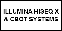 Illumina HiSeq X & CBOT