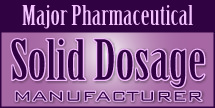 Major Pharmaceutical Solid Dosage Manufacturer